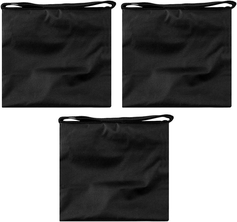 Sand Bag Photography Studio Video Heavy Duty Sandbag Saddlebag for Photo Studio Light Stand Boom Arm Camera Tripod with Carabiner,3 Pack (Yellow)