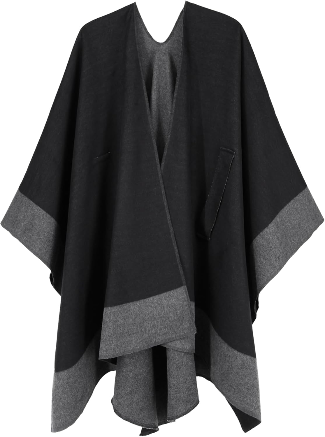 Moss Rose Women's Shawl Wrap Poncho Ruana Cape Open Front Cardigan Shawls for Spring Fall Winter