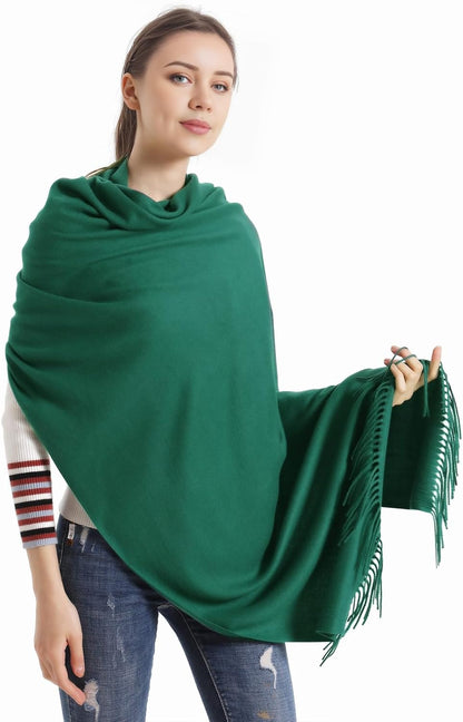 Pashmina Scarf and Shawl - Soft Women Pashminas Wrap for Wedding Evening Party dresses