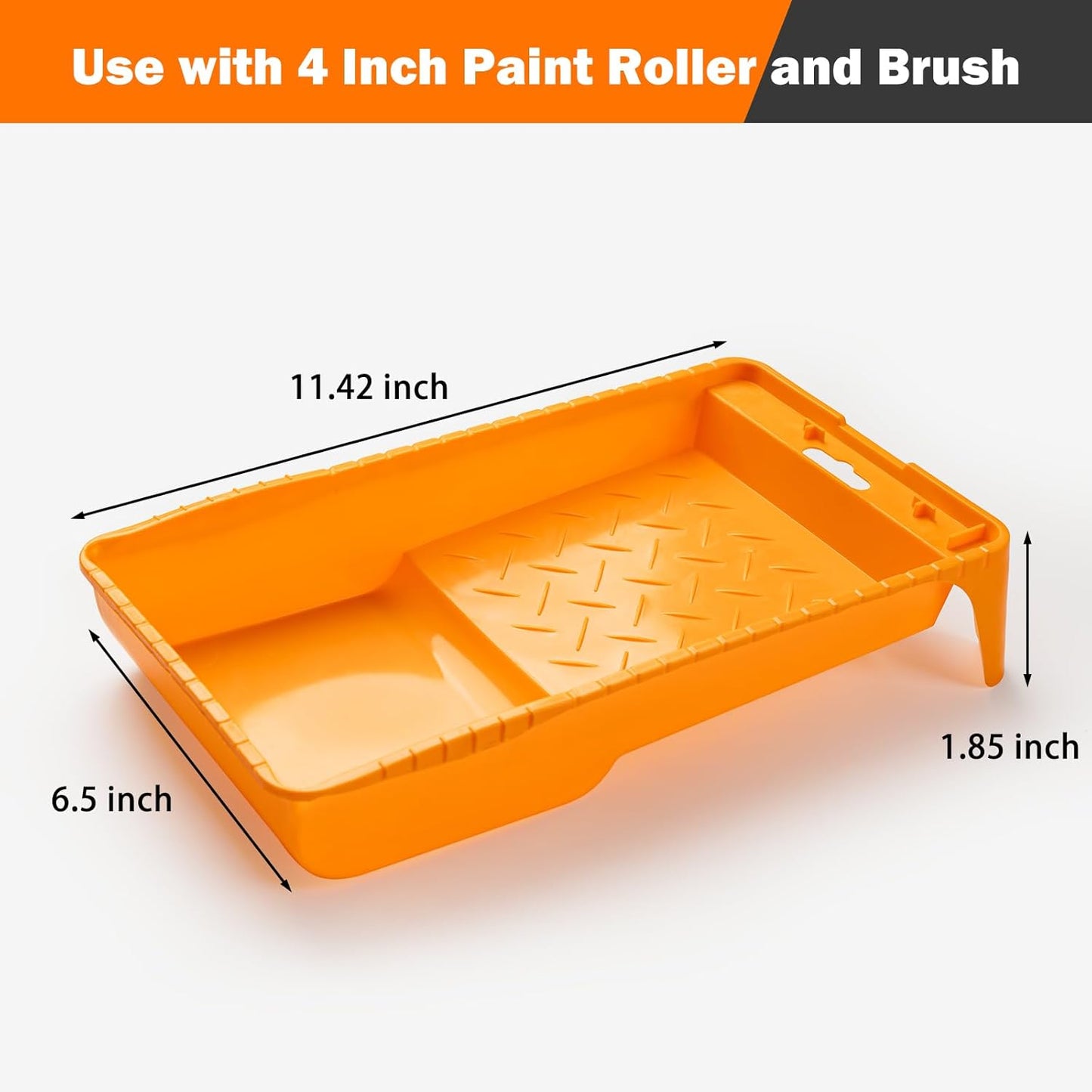 Mister Rui Foam Paint Roller, 4 Inch Paint Roller 10 Pack, Small Paint Roller, Foam Paint Roller 4 Inch, Small Foam Paint Roller High Density, 4 Inch Foam Rollers for Painting Walls, Cabinets