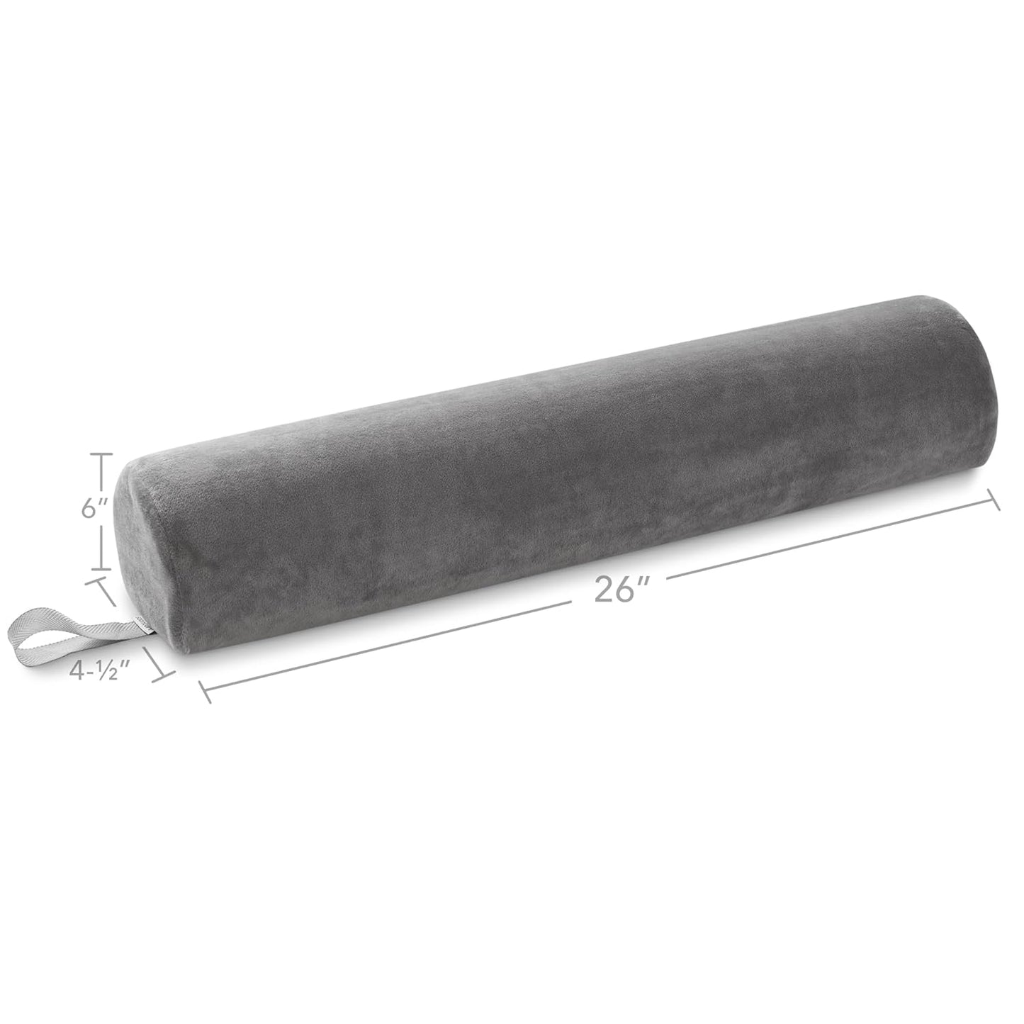 Saloniture 3/4 Round Massage Table Bolster Under-Knee Pillow Pad - 26 x 6 x 4-1/2 Inch - Blue