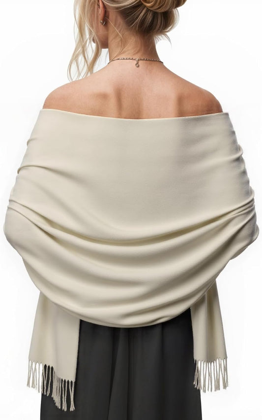 Women's Scarf Pashmina Shawls and Wraps for Evening Dress Wedding Bridal Bridesmaid Winter Warm Long Large Scarves - Colors B