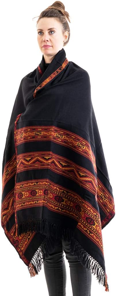Meditation Shawl or Blanket, Exotic Shawl/Wrap, Oversize Scarf or Stole. Unisex