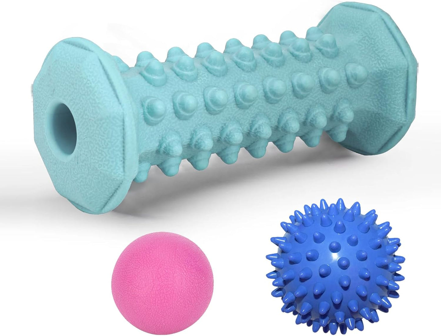 Plantar Fasciitis Relief,Foot Roller Massager,Massage Lacrosse Ball,Spiky Ball Therapy Set for Relieve Plantar Fasciitis,Foot Arch and Heel Pain,Neuropathy Pain Relief Feet,Deep Tissue Muscle Massage