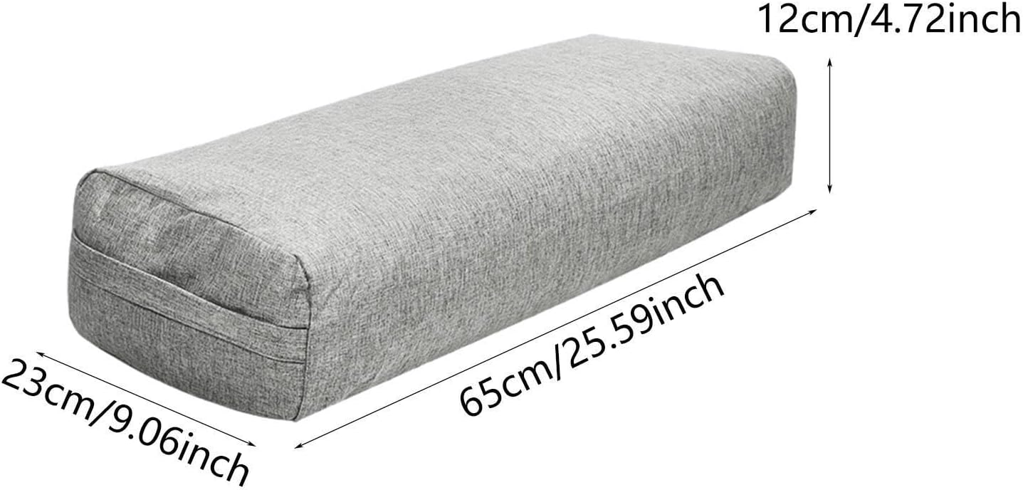 kowaku Bolster Support Pillow for Legs for Balance Easy to Clean Professional for Women Rectangular Pillow with Carrying Handle