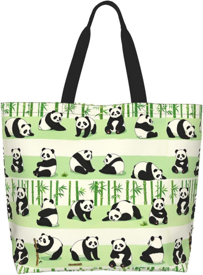 Tote Shoulder Bag Large Durable Reusable Eco-friendly Handbag Lightweight Stylish for Daily Use-19.7x15.7x5.9 Inch - Colors A