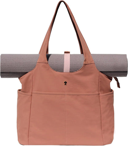 ESVAN Yoga Tote Bag Mat bag Women Shoulder Bags Carryall Tote for Travel Office Workout Gym Nurse Beach