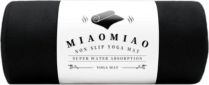 MIAOMIAO Non-Slip Hot Yoga Towel Set,Super Absorbent Microfiber in, 24.5" x 72" - Anti-Slip, Injury Free Design for Pilates, Yoga Mats, Exercise, and Fitness Gear