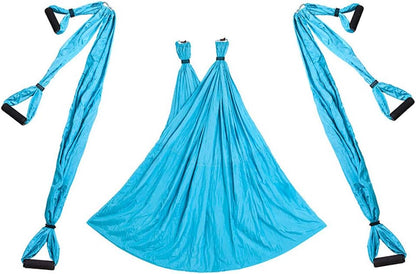 Aerial Trapeze Yoga Hammock Kit - Ultra Strong Antigravity Yoga Flying Sling Inversion Swing Tool Set