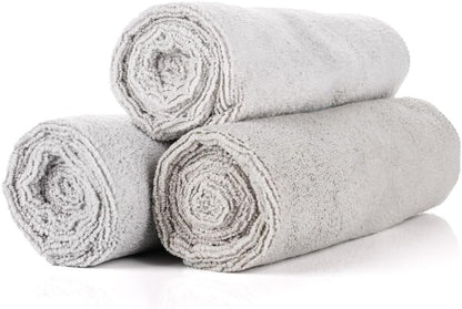 The Rag Company - Sport & Workout Towel - Gym, Exercise, Fitness, Spa, Ultra Soft, Super Absorbent, Fast Drying Premium Microfiber, 320gsm, 16in x 27in, Lavender - Pack of 3
