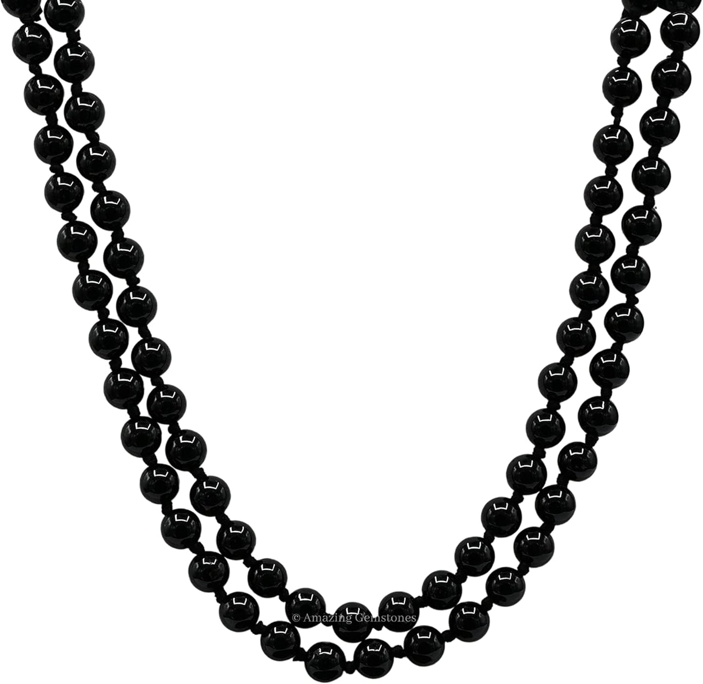 Amazing Gemstone 108 Beads Handmade Mala (Knotted, Rudraksha) - Colors A