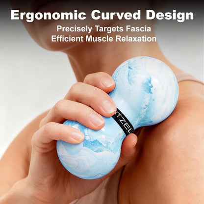 FITZELAR Massage Lacrosse Balls for Myofascial Release, Quality Certification, Massage Deep Tissue for Back and Shoulder, Trigger Point Therapy, Muscle Knots, Relieving Muscle Pain