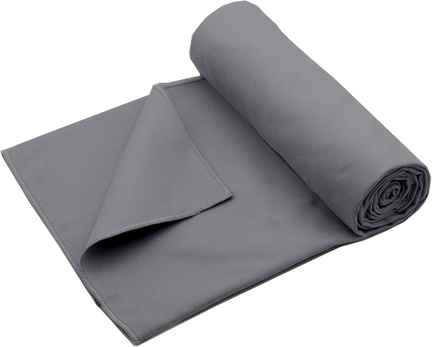 Eunzel Hot Yoga Towel Non Slip Yoga Mat Towel Non-Slip Sweat Absorbent Towel for Hot Yoga, Pilates and Workout 72" x 26.5", Blue