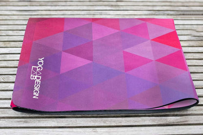 YOGA DESIGN LAB | The Combo Yoga Mat | Eco Luxury | Ideal for Hot Yoga, Power, Bikram, Ashtanga, Sweat | Studio Quality | Includes Carrying Strap!