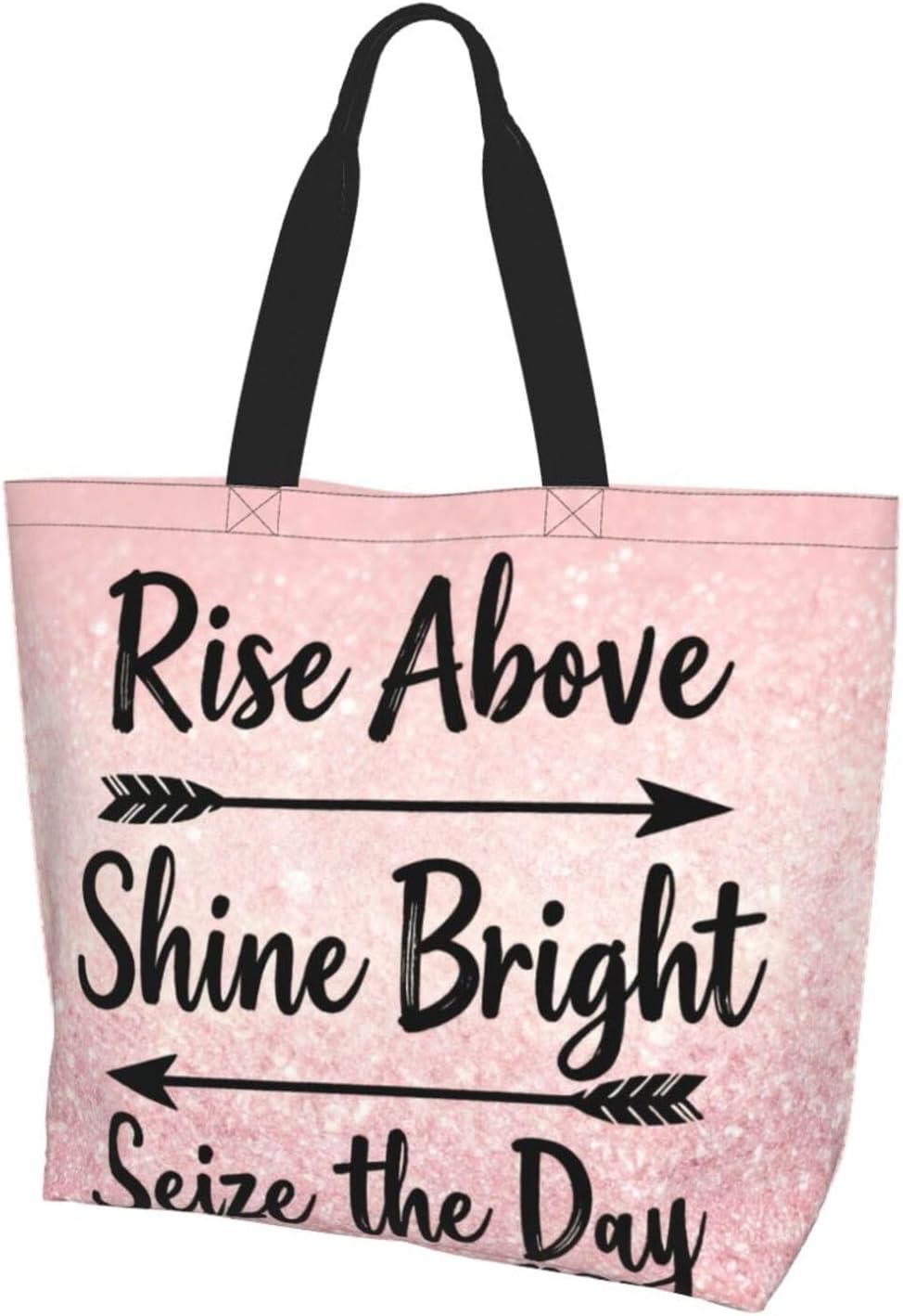 Tote Shoulder Bag Large Durable Reusable Eco-friendly Handbag Lightweight Stylish for Daily Use-19.7x15.7x5.9 Inch - Colors B