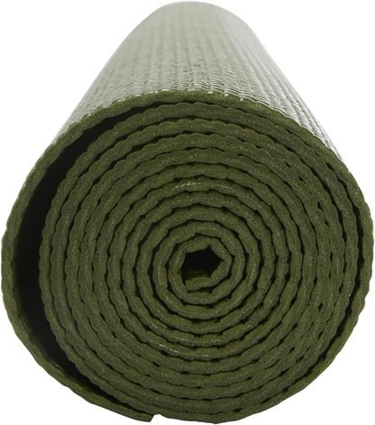 Everyday Yoga Deluxe Mat, Spacious 72"x24" Non-Slip Yoga Mat for Comfortable Home Workouts, 3-5mm Extra Thick