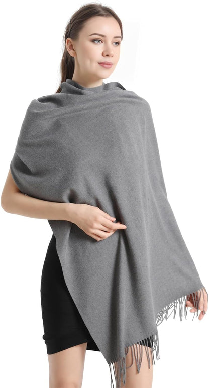 Pashmina Scarf and Shawl - Soft Women Pashminas Wrap for Wedding Evening Party dresses