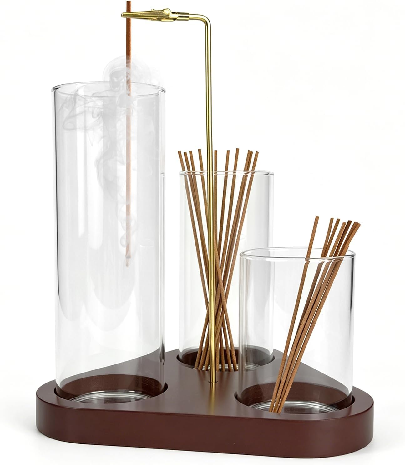 2 Pack Incense Holder, Incense Burner, Insence-Stick Holder Mess-Free Incense Burner Holder, Ideal for Meditation, Yoga, Relaxation, and Home Decor - Anti-Ash Flying