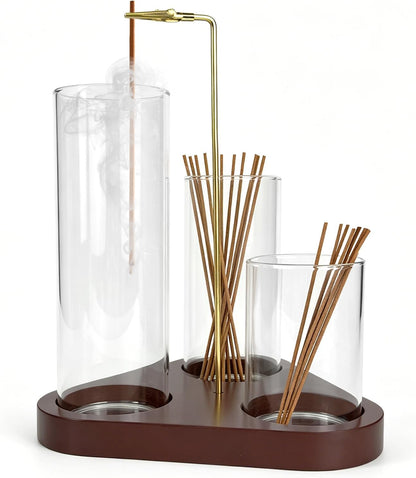 2 Pack Incense Holder, Incense Burner, Insence-Stick Holder Mess-Free Incense Burner Holder, Ideal for Meditation, Yoga, Relaxation, and Home Decor - Anti-Ash Flying