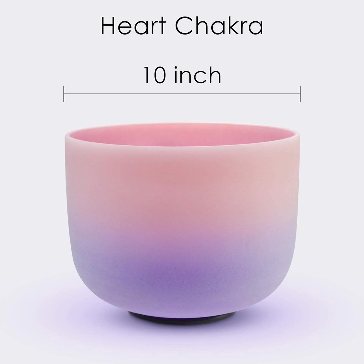 TOPFUND 6-12 inch 432Hz Chakra Set of 7 Crystal Singing Bowls with Heavy Duty Carrying Case and Singing Bowl Mallets