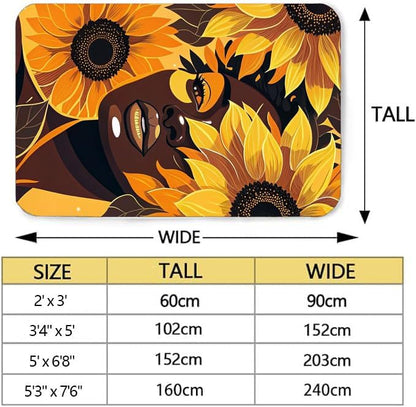 Butterfly Carpet Area Rug - Lovely Butterflies Printed Carpets for Kids Butterfly Theme Living Room Indoor Bedroom Decor Soft Polyester Yoga Mat 2'x3'