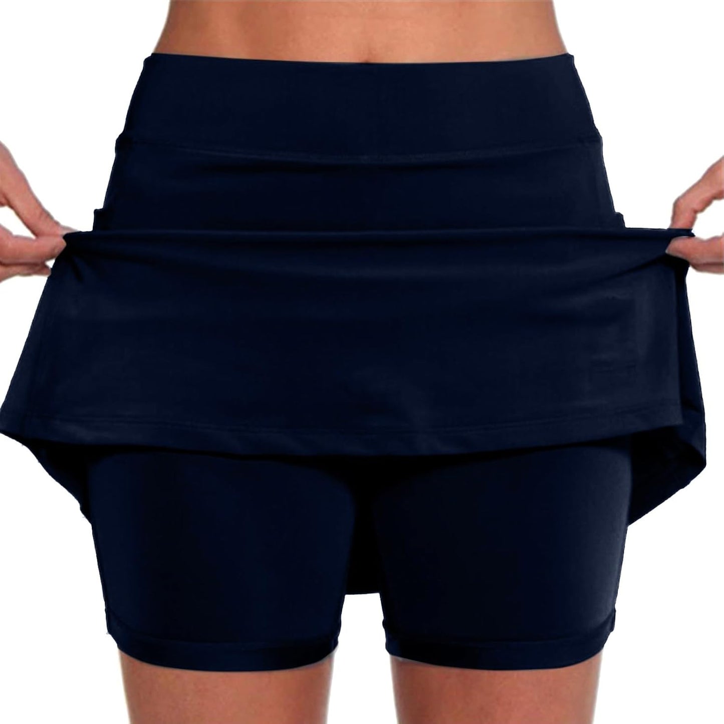 SHAOBGE Athletic Yoga Culottes for Women Solid Color Elastic Shorts Summer Lightweight High Waist Skinny Joggers Skirt 2024