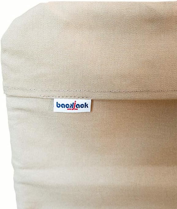 Original BackJack-Made in THE USA- Royal Cotton Fabric Lightweight Floor Seating Chair for Gaming, Families, Parents, Daycare, Back Support, Reading, Yoga, Meditation, Dorm, School