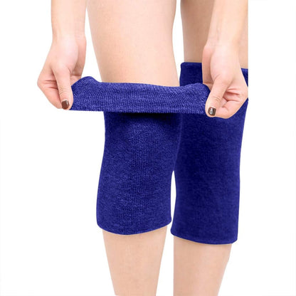 Holiberty Thermal Knee Braces Women Men Elastic Arthritis Knee Compression Sleeve Ski Cycling Leg Warmers Knee Support Pads
