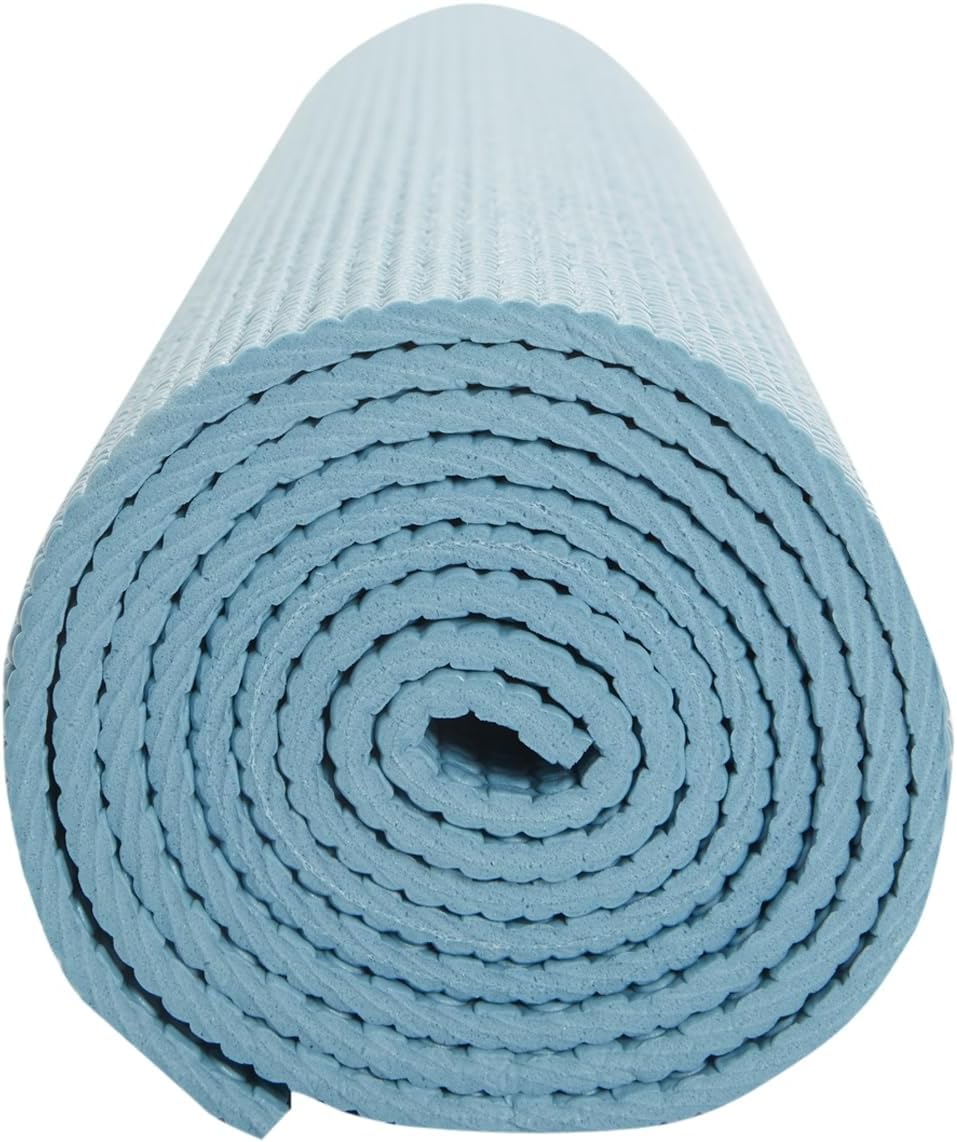 Everyday Yoga Deluxe Mat, Spacious 72"x24" Non-Slip Yoga Mat for Comfortable Home Workouts, 3-5mm Extra Thick