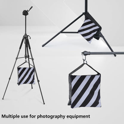 ABCCANOPY Photography Sandbag for Video Stand, Heavy Duty Weight Bags for Light Tripod, Camping Chair, 4 Packs (Black) No Sand
