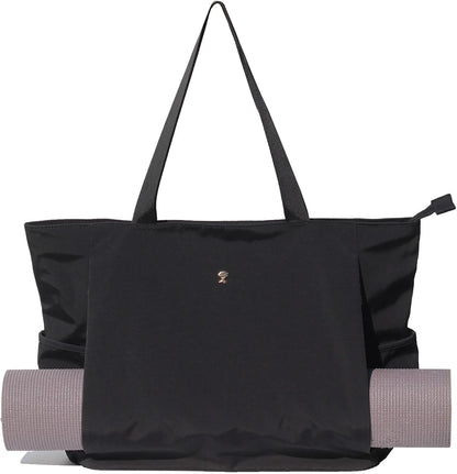ESVAN Yoga Mat Bag Yoga Tote Carrier Shoulder Bag Carryall Tote for Office,Yoga,Pilates,Travel,Beach and Gym