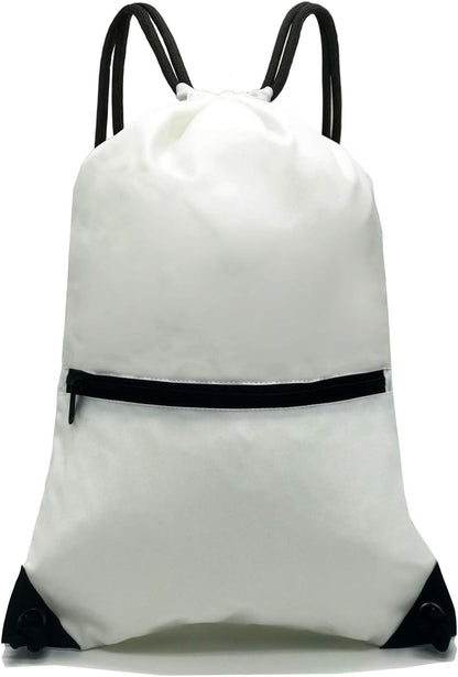 HOLYLUCK Drawstring Backpack Bag Sport Gym Sackpack - Colors B