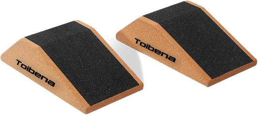 Squat Wedge Blocks Stretching blocks,Non-Slip Surface with Beveled Edges for Core Exercises,Natural Eco-Friendly/squats& weightlifting&yoga,Travel Friendly