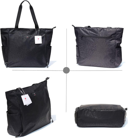ESVAN Yoga Mat Bag Yoga Tote Carrier Shoulder Bag Carryall Tote for Office,Yoga,Pilates,Travel,Beach and Gym