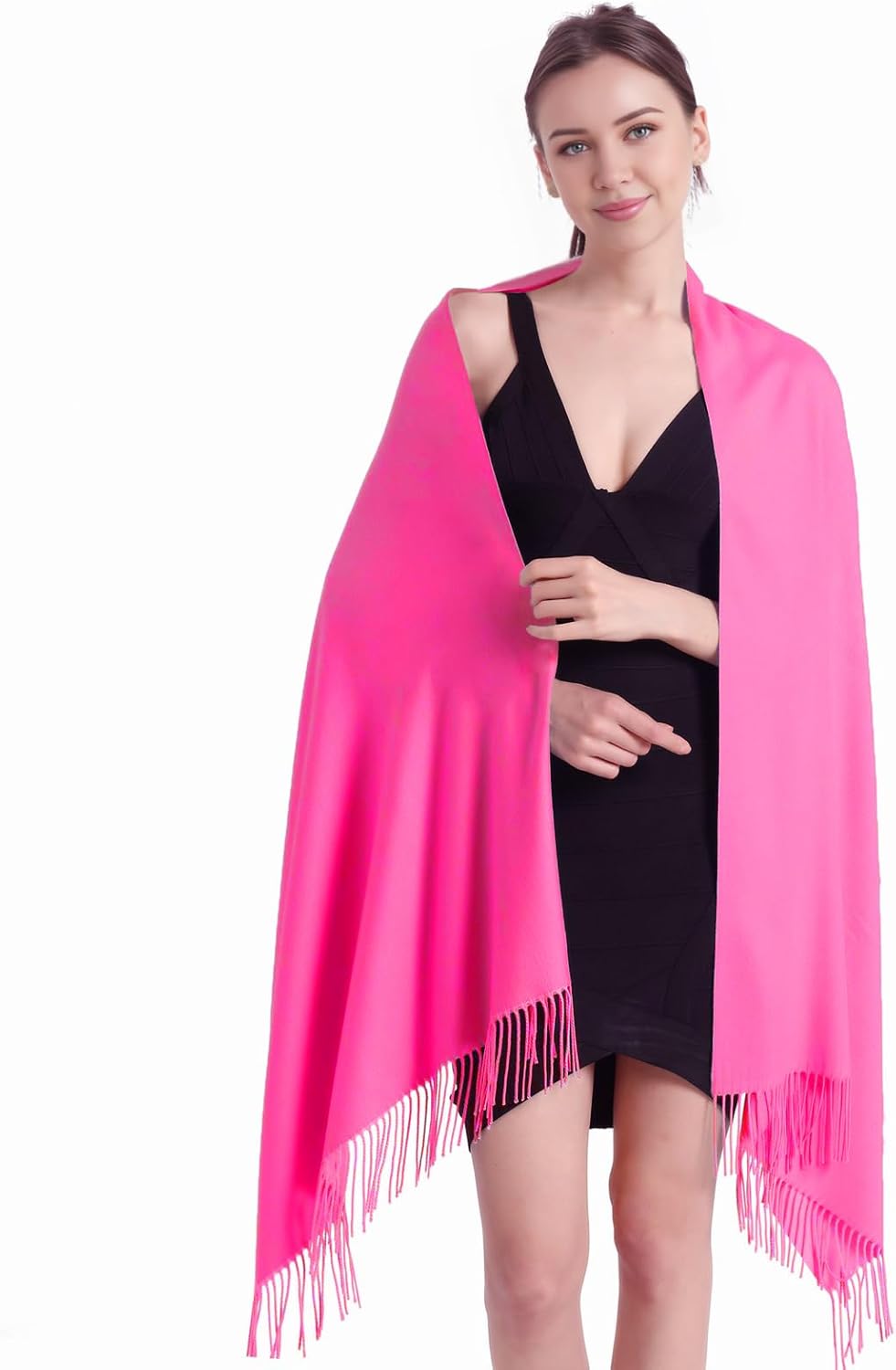 Pashmina Scarf and Shawl - Soft Women Pashminas Wrap for Wedding Evening Party dresses