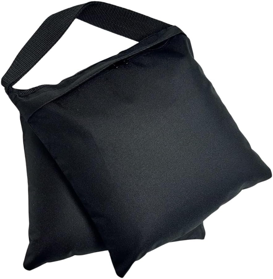 4 Pack Weight Sand Bags Saddle-Bag Style for Photography Tripod, Video Equipment, Studio Set, Light Stand, Film Set, Folding Chair, Camping Tents, Sports, Indoor Outdoor Use