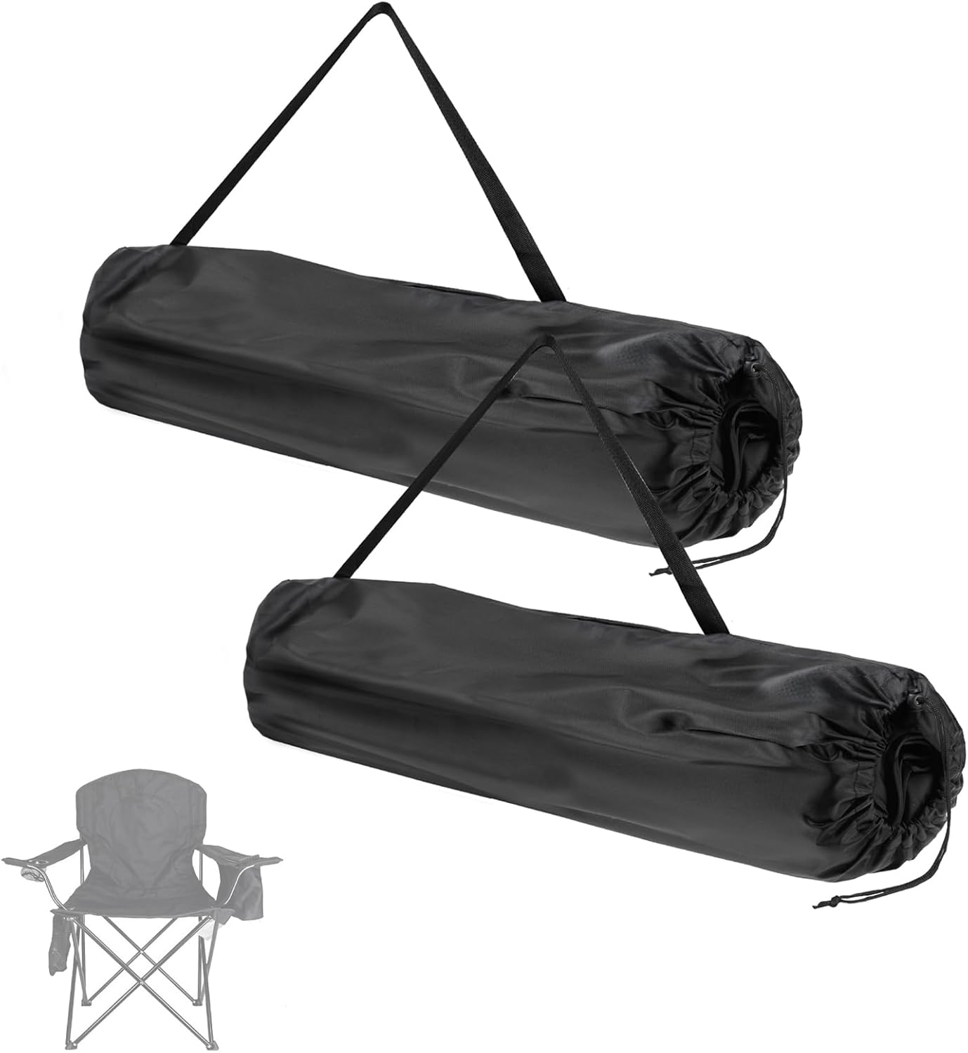 Camping Folding Chair Replacement Carry Bag – Fits Coleman, Camp Covers for Portable & Lawn Folding Chairs, Durable, Tear-Resistant Storage Cover Sports Outdoor Gear Bag(Chair Not Included)
