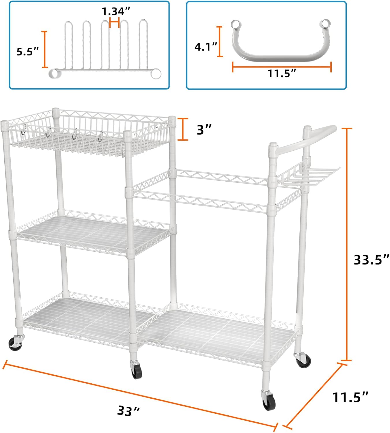 SINGAYE Dumbbell Rack Stand With Yoga Mat Storage, Gym Equipment Organizer, Cart for Workout Room, Home Gym With Hooks and Wheels