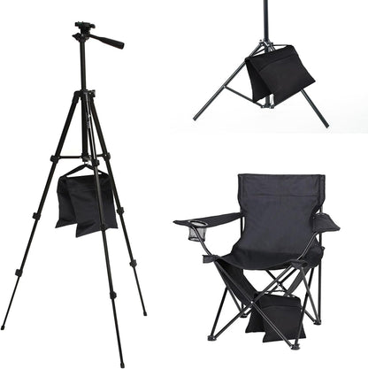 Rindion 2 Pack Sand Bags, Black Sand Bags for Weight, Heavy Duty Sandbags for Umbrella Base, Photography Video Equipment, Light Tripod, Fishing Chair, Sports, Backdrop Stand, Camping, Tent