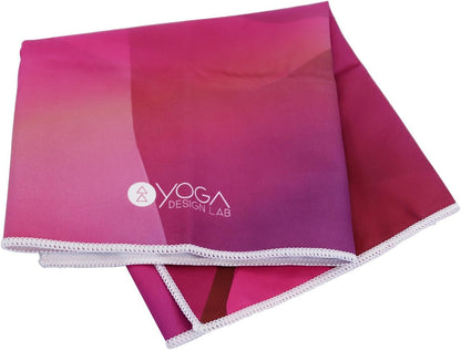 yogadesignlab | The Hand Towel | Premium Non Slip Hand Towel | Designed in Bali | Colorful Eco Printed + Quick Dry + Soft | Hot Yoga, Bikram, Ashtanga, Sport, Barre, Travel (Pearl)