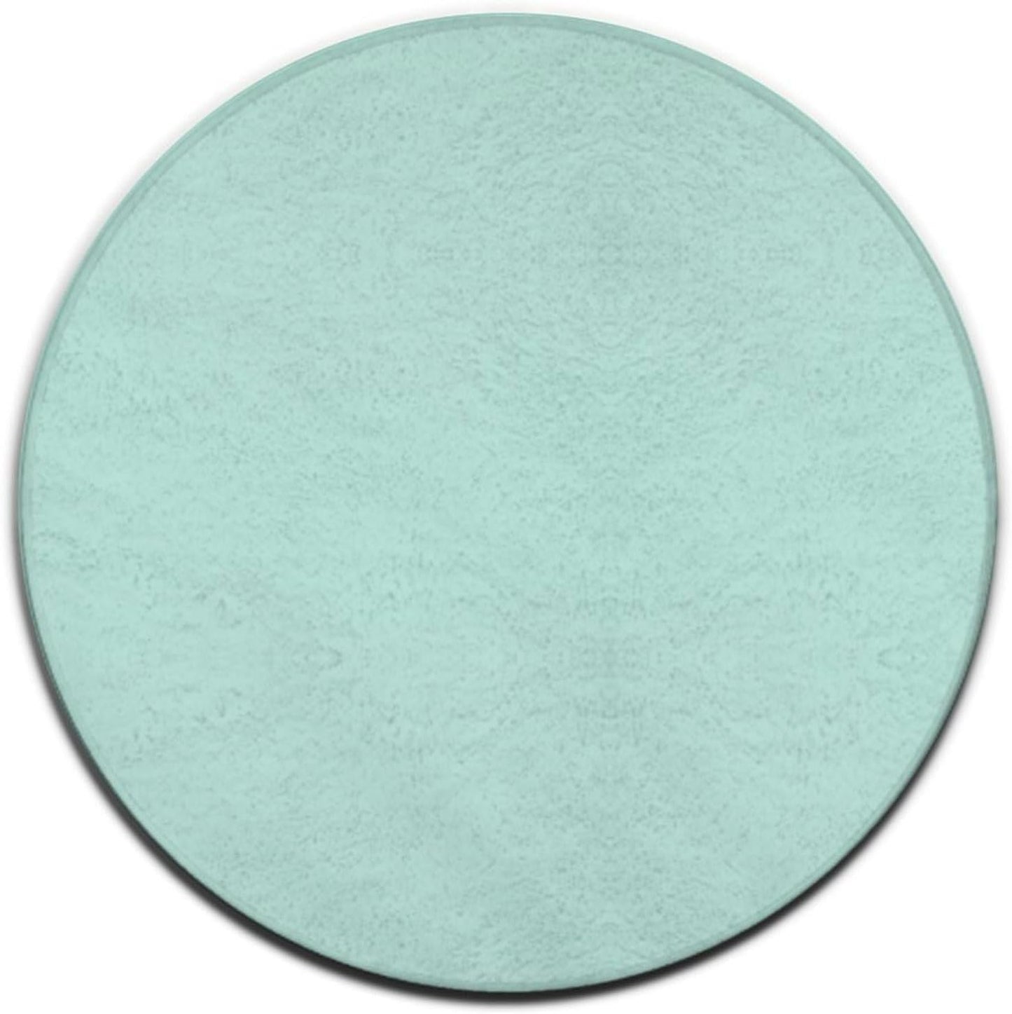 Women's Large Home Decor Mat, Soft Round Yoga Carpet, Non Slip Machine Washable Home Office Circle Rug Purple