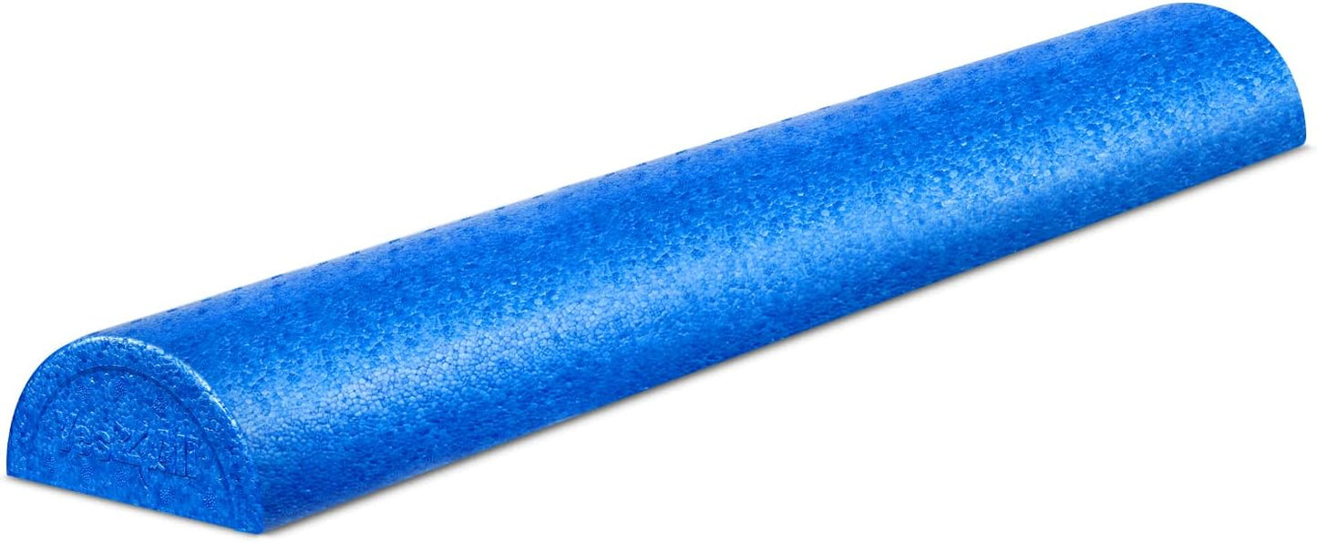 Yes4All High-Density EPP Half Round Back Roller Foam, Exercise Foam Roller for Yoga, Pilates & Stretching - 12, 18, 24, 36 inch