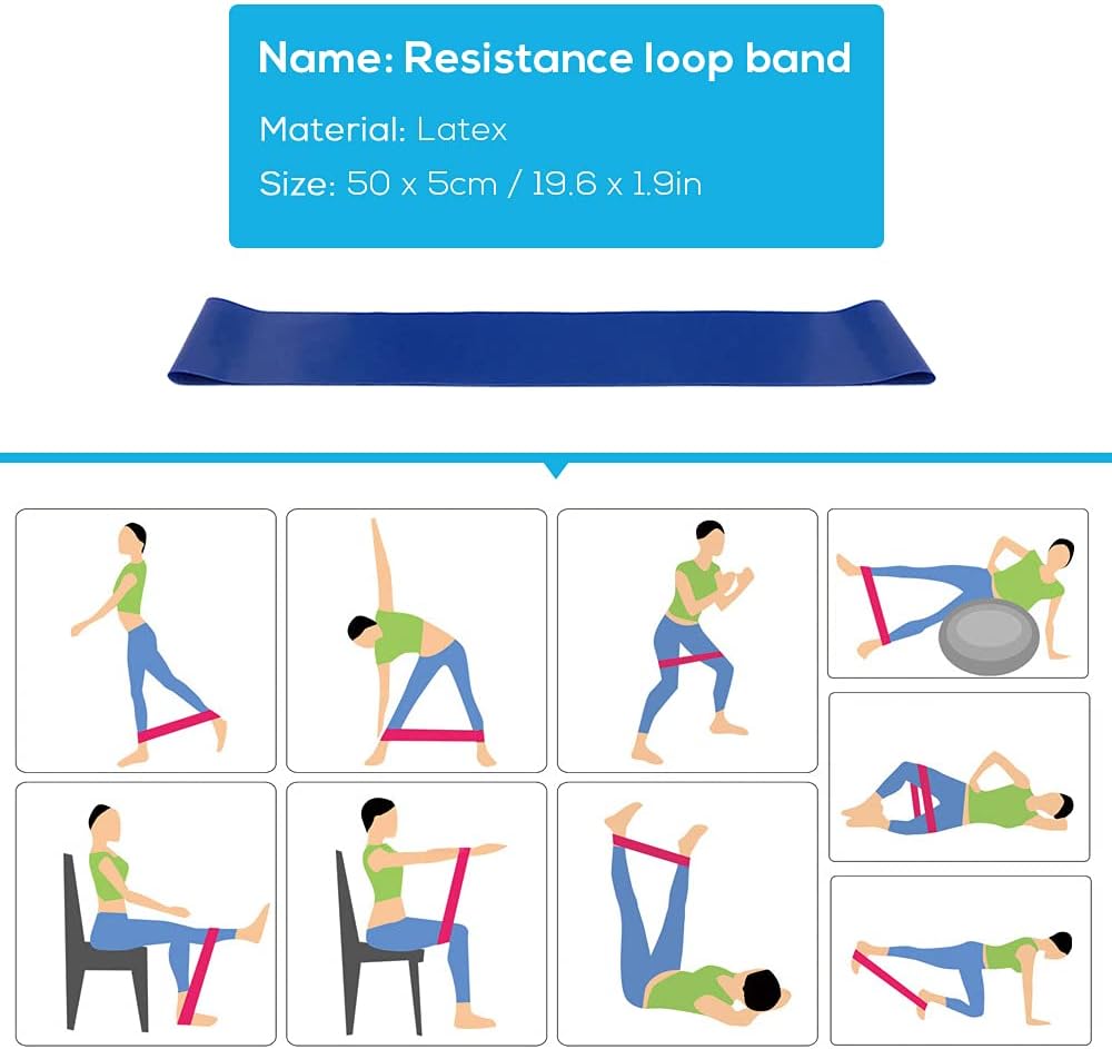 Yoga Block 5pcs Yoga Equipment Set Include Yoga Ball Yoga Blocks Stretching Strap Loop Band Exercise Band