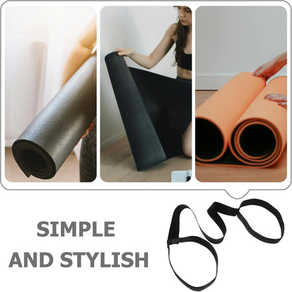 Toddmomy 4pcs Yoga Mat Straps for Carrying, Adjustable Non-Slip Sling 31 Inch Yoga Mat Carrying Straps