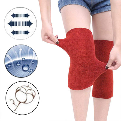 Holiberty Thermal Knee Braces Women Men Elastic Arthritis Knee Compression Sleeve Ski Cycling Leg Warmers Knee Support Pads