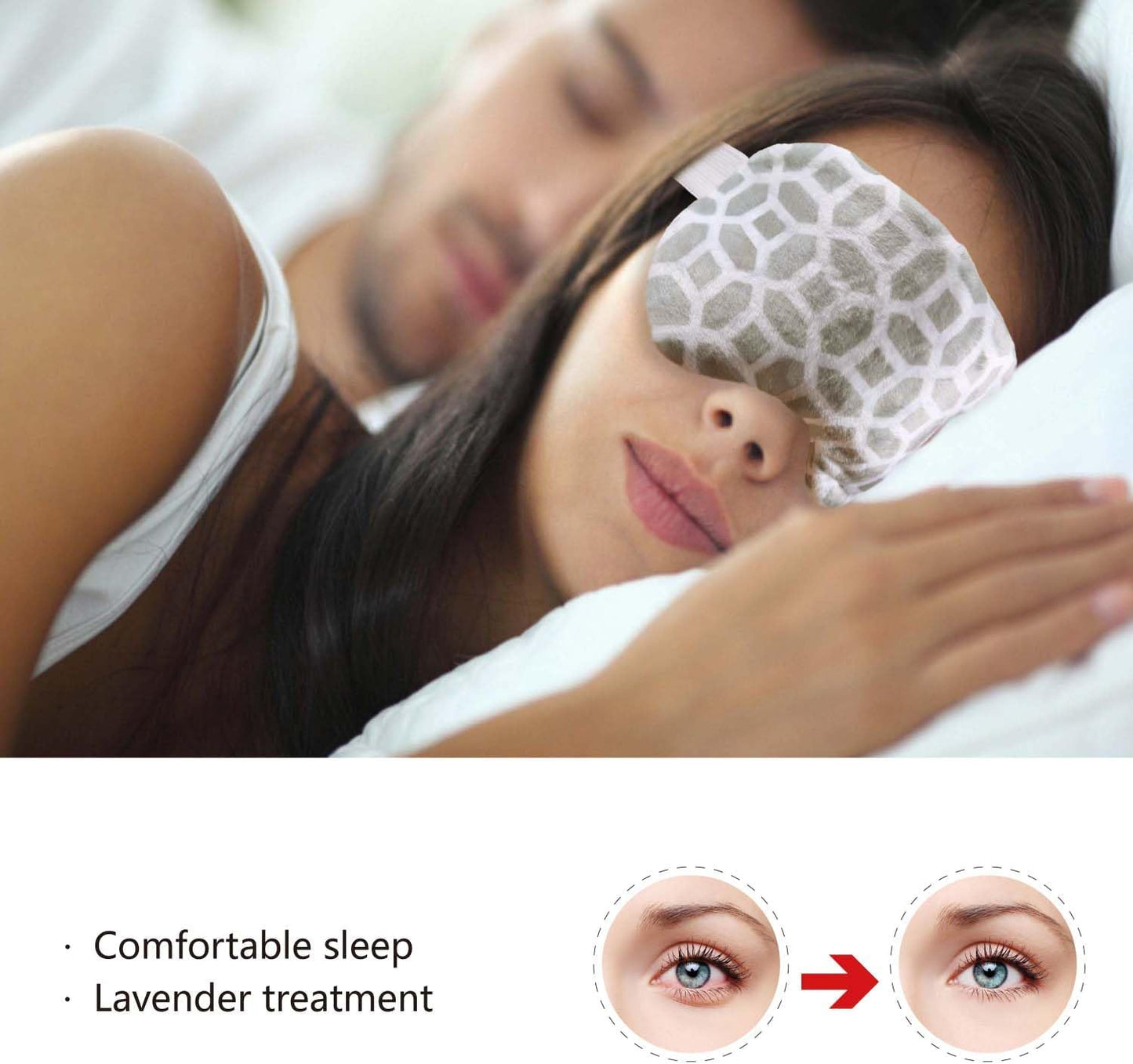 2 in 1 Heated/Ice Eye Mask Moist Heat Eye Mask Lavender & Flaxseed Sinus Pillow Microwavable for Dry Eye,Styes,Sinus Pain,Headache,Migraine,Puffy or Swollen Eyes Irritated and Inflamed Eyelid Bumps