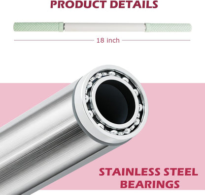 Muscle Roller Stick - Massage Roller for Myofascial Release & Deep Tissue Massage for Legs, Back, Shoulders - Relieve Soreness & Improve Recovery Grey