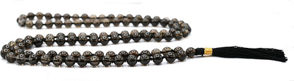 Amazing Gemstone 108 Beads Handmade Mala (Knotted, Rudraksha) - Colors B