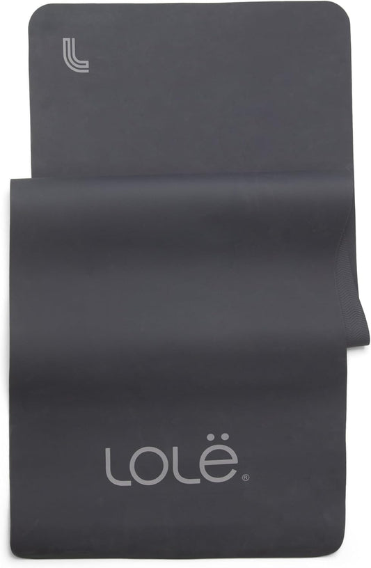 Lolë Womens IGLOW Yoga Mat | 5mm Thick | Non-Slip Workout Mat | Ideal for Yoga & Pilates | Enhanced Grip