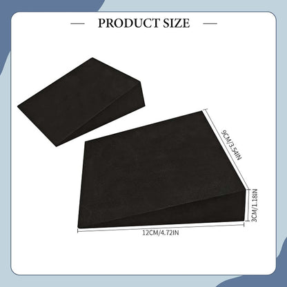 2 Pieces Squat Wedge Block Slant Board Nonslip Heel Elevated Calf Stretch Board Squat Ramp for Strength Yoga Wrist Support